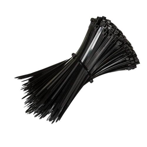 Хомут нейлоновый (стяжка) 4,8х300 черный (100шт-уп) ETP